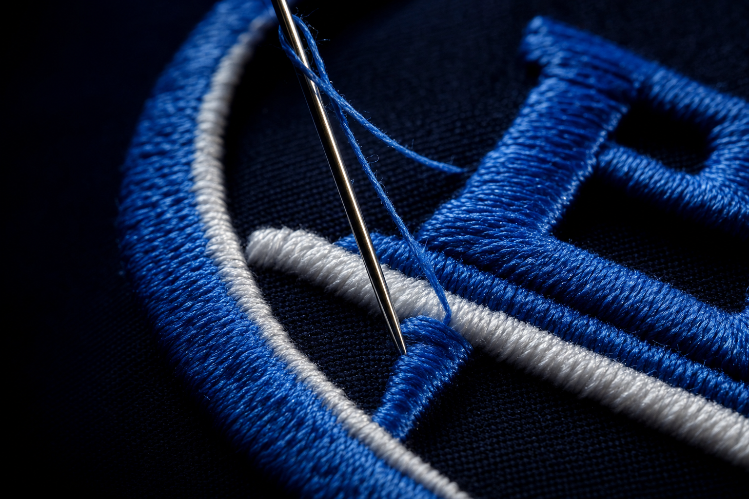 Custom embroidery detail